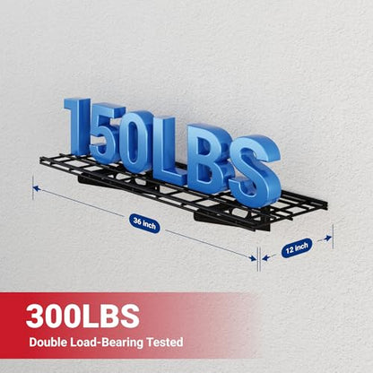 1 Pack 1x3ft Garage Shelving Wall