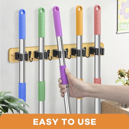 Broom Holder Wall Mount
