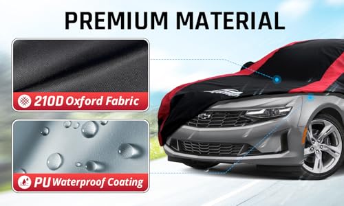 Camaro Car Cover Waterproof Custom Fit for Chevy Camaro 2010