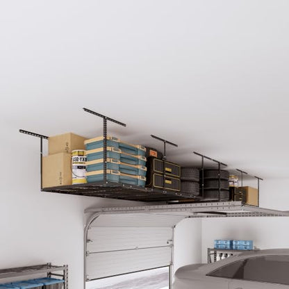 4x8 Overhead Garage Ceiling Storage Rack Organization