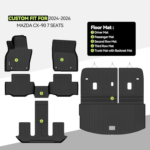 All Weather TPE Floor Mat Set for 2024