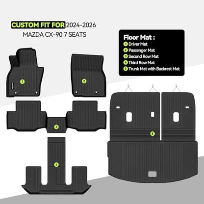 All Weather TPE Floor Mat Set for 2024