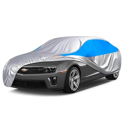 Waterproof Car Cover All Weather Snowproof UV Protection Windproof Outdoor Full car Cover