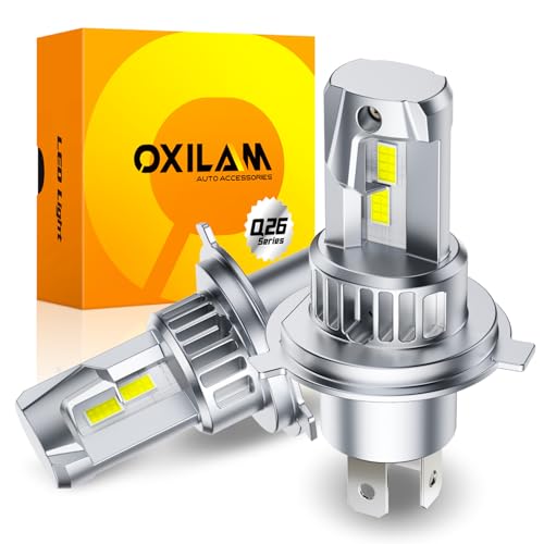 H4/9003/HB2 LED Bulbs, 50000LM 900% Brighter 6500K Cool White, 1:1 Halogen Size, Quick Install Light Upgrade, Pack of 2 (2 Count)