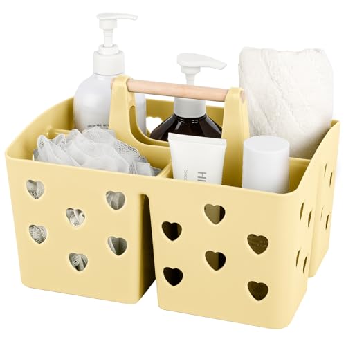 Portable Shower Caddy Plastic Shower Basket Organizer with Handle