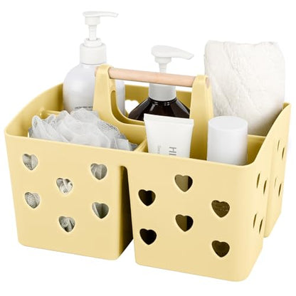 Portable Shower Caddy Plastic Shower Basket Organizer with Handle