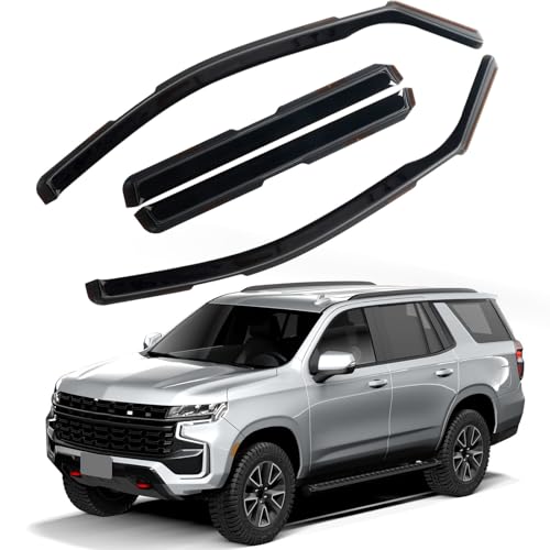 in Channel Rain Guards Fit for 2021 2022 2023 2024 2025 2026 Chevrolet (4 Count)
