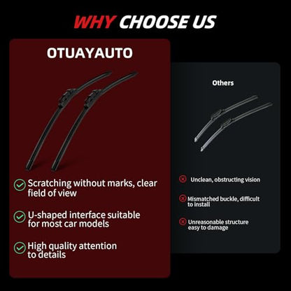 Windshield Wiper Blades Replacement for Ford Mustang 2010