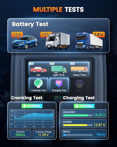 BA101PRO Battery Tester for Car
