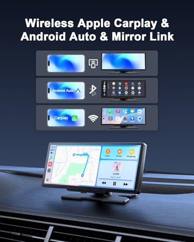 8.1'' Wireless Apple Carplay Screen for Car