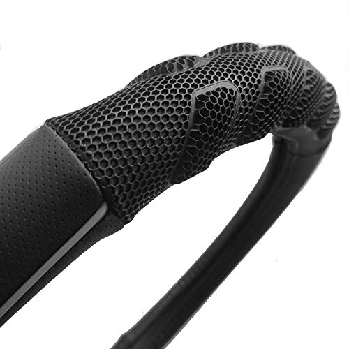 car Steering Wheel Cover Faux Leather Massage Universal fit 3D Honeycomb Hole Anti