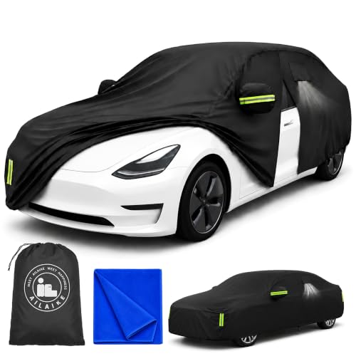 Car Cover Waterproof All Weather Custom Fit for Model 3