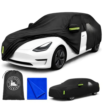 Car Cover Waterproof All Weather Custom Fit for Model 3
