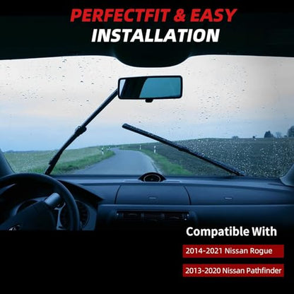 Premium Windshield Wiper Blades Replacement for Nissan Rogue 2014