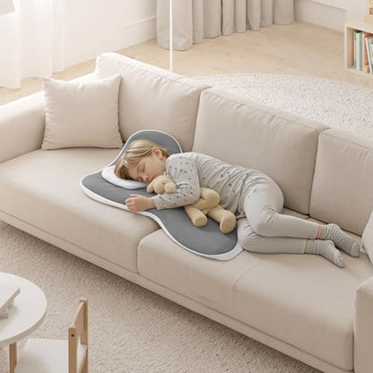 2 in1 Truck Seat Cushion and Lumbar Support Pillow Memory Foam Car Seat Cushion with Adjustable Strap for Truck Driver Long Drives