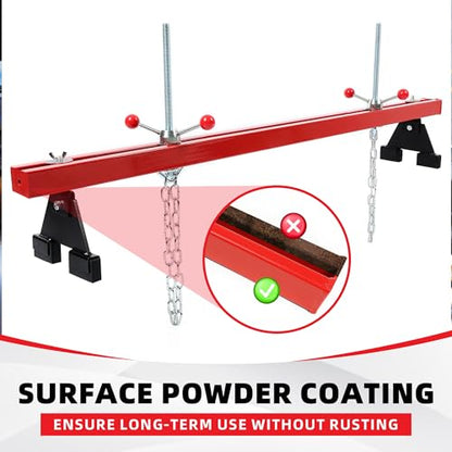 Engine Support Bar 1100lbs Capacity Motor Transverse Bar with 2