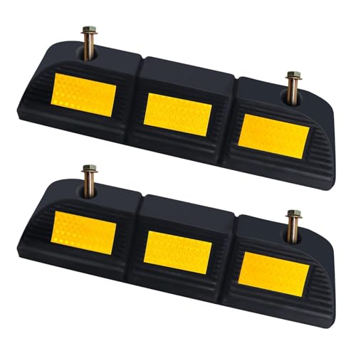 Rubber Parking Stopper for Garage 2 Pack