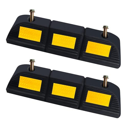 Rubber Parking Stopper for Garage 2 Pack