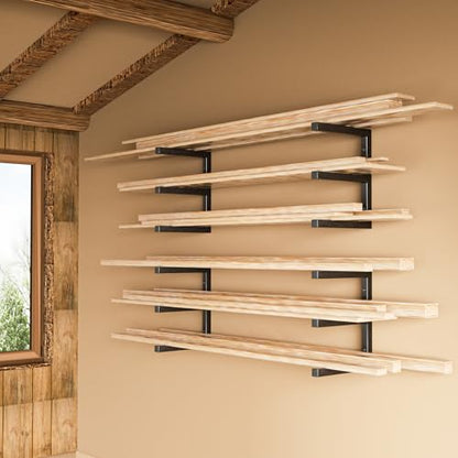 Wood Organizer and Lumber Storage Rack Wall Mount