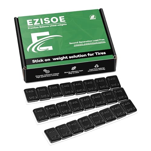 1 4 oz Stick On Wheel Weights 240pcs Easy Peel Black