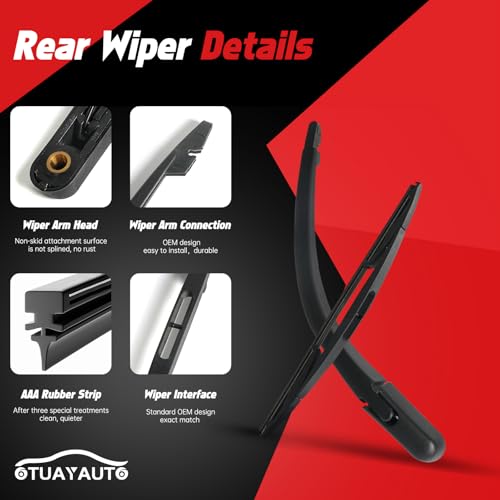 Rear Wiper Arm Blade Set