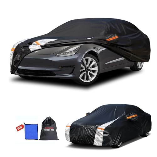 Multi Layer Custom Fit Car Cover for Tesla Model 3