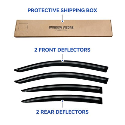 Window Visors Rain Guards for 2004