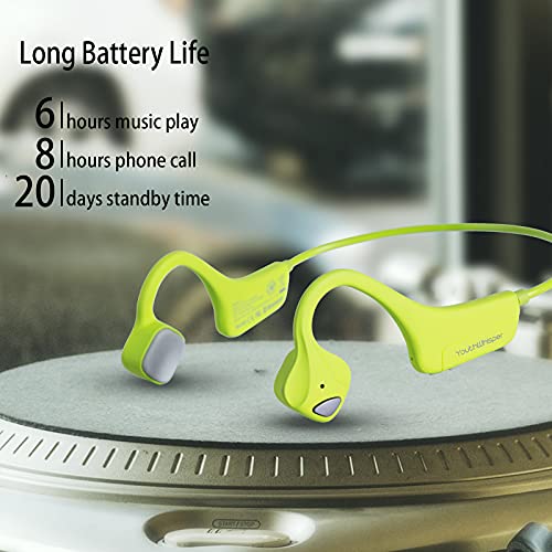 Bone Conduction Headphones Bluetooth Conducting Earphones with Mic Open