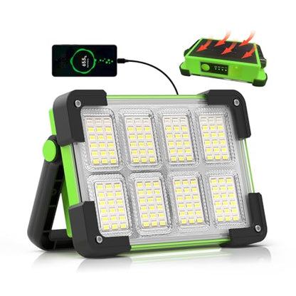 120W Solar Rechargeable 144 LED Work Light