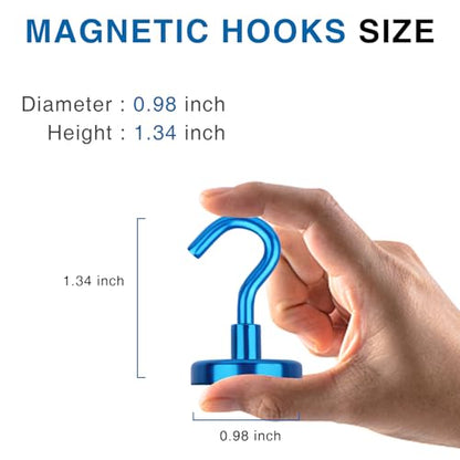 Magnetic Hooks for Cruise Cabins (12 Count)