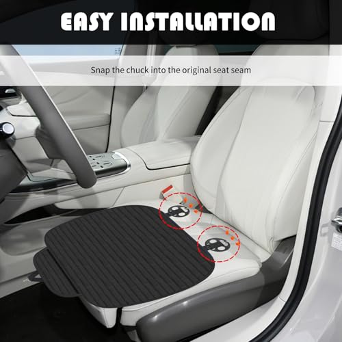 Upgraded Car Seat Covers Front Seats with Storage Bag