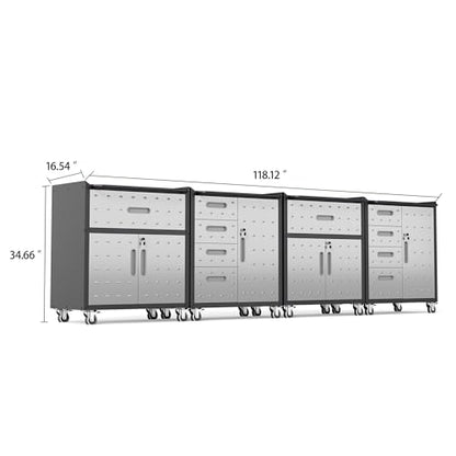 Garage Tool Cabinet Set (4 Count)