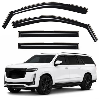 Window Deflectors Smoke Tinted In (4 Count)