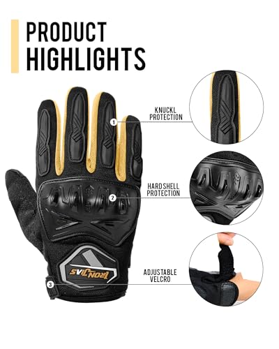 Summer Motorcycle Gloves for Men and Women Touchscreen Biker Gloves