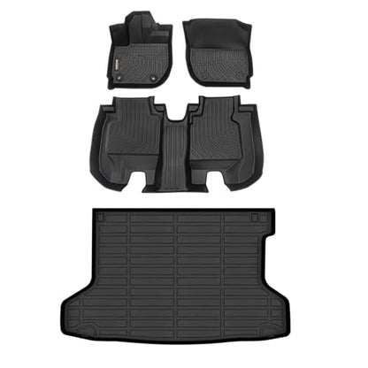 All Weather Floor Mats Cargo Liner Set for Honda HRV