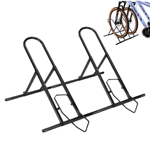 Folding Bike Floor Stand Rack (75.2 Ounce)