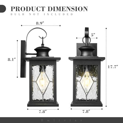 Large Outdoor Wall Lantern 18 Inch
