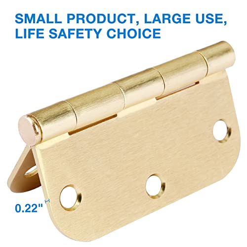 Rounded Door Hinges 3.5" X 3 1 (42 Count)