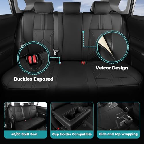 for Toyota RAV4 Seat Covers 2013 2014 2015 2016 2017 2018 RAV 4 XLE SE Limited Platinum Adventure (4 Count)