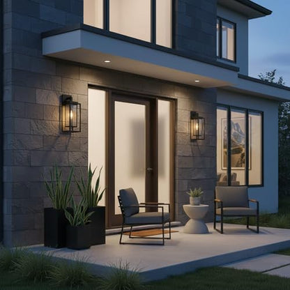 21" Outdoor Wall Light Fixtures Waterproofed Exterior Lantern W (2 Count)