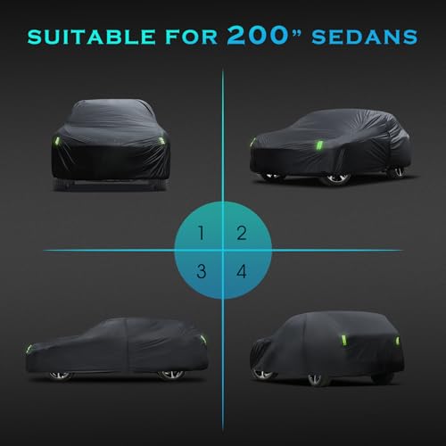 SUV Car Cover Waterproof All Weather for Automobiles