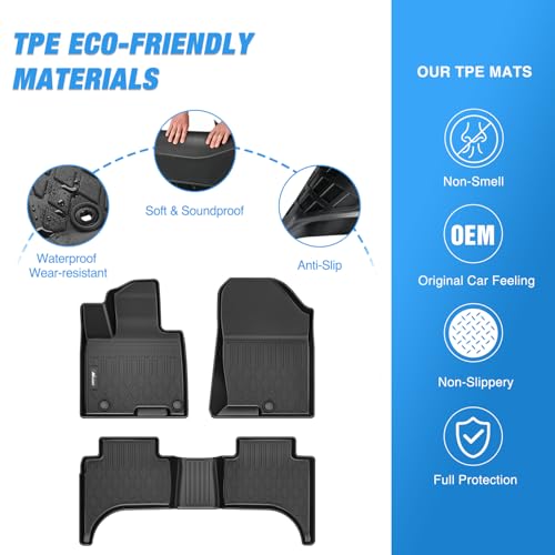 Floor Mats for Hyundai Santa Cruz 2022 2023 2024 2025 2026