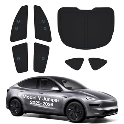 2026 Window Sunshades No Windshield for Tesla Model Y Juniper 2025 (7 Count)