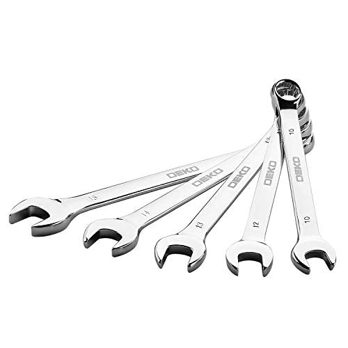 258 Piece Tool Kit with Rolling Tool Box Socket Wrench Hand Tool Set Mechanic Case Trolley Portable (258 Count)