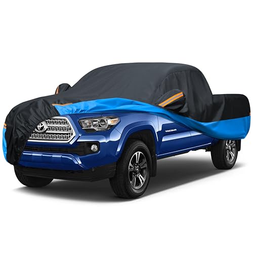 Car Cover Waterproof All Weather Outdoor Windproof Dustproof UV Protection Fit Tuck Cover Tacoma