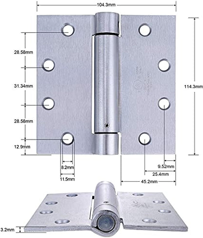 2 Pack Self Closing Spring Hinges (2 Count)