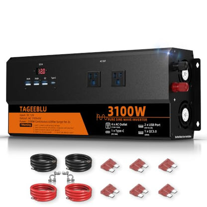 3100 Watt Pure Sine Wave Power Inverter