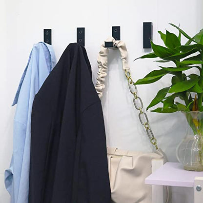 Folding Wall Hook 2PCS Folding Coat Hooks for Hanging Heavy Duty Coat & Bag & Backpack & Hat & Headphone Foldable Coat Hooks Wall Mounted Saves Space (2 Count)