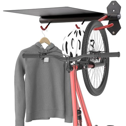 Bike Wall Mount with Storage Shelf