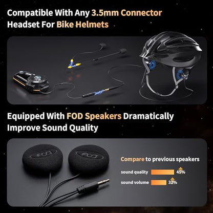 FX8 PRO Motorcycle Bluetooth Intercom (72 Count)